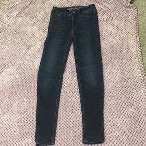 Dark wash jeggings